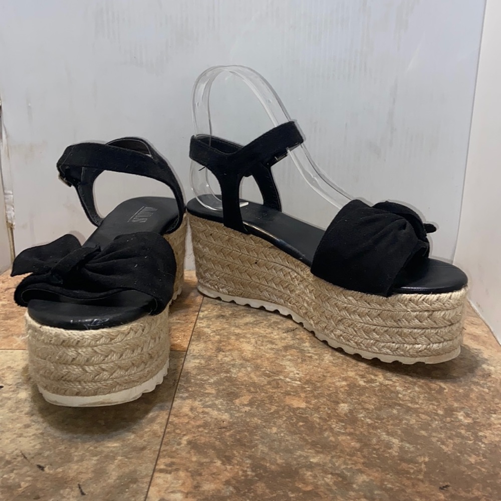 AMS platform sandals sz 6.5